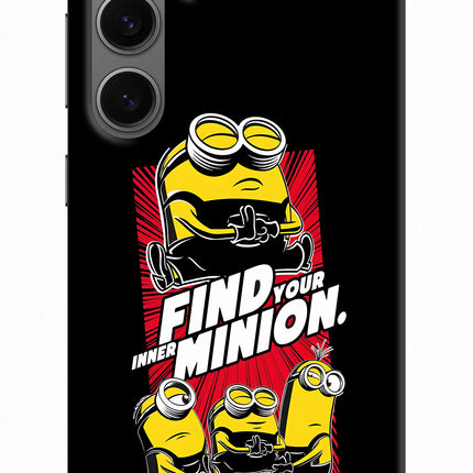 Find your inner Minion Samsung S24 Plus Hard Case Back Cover by Casekaro