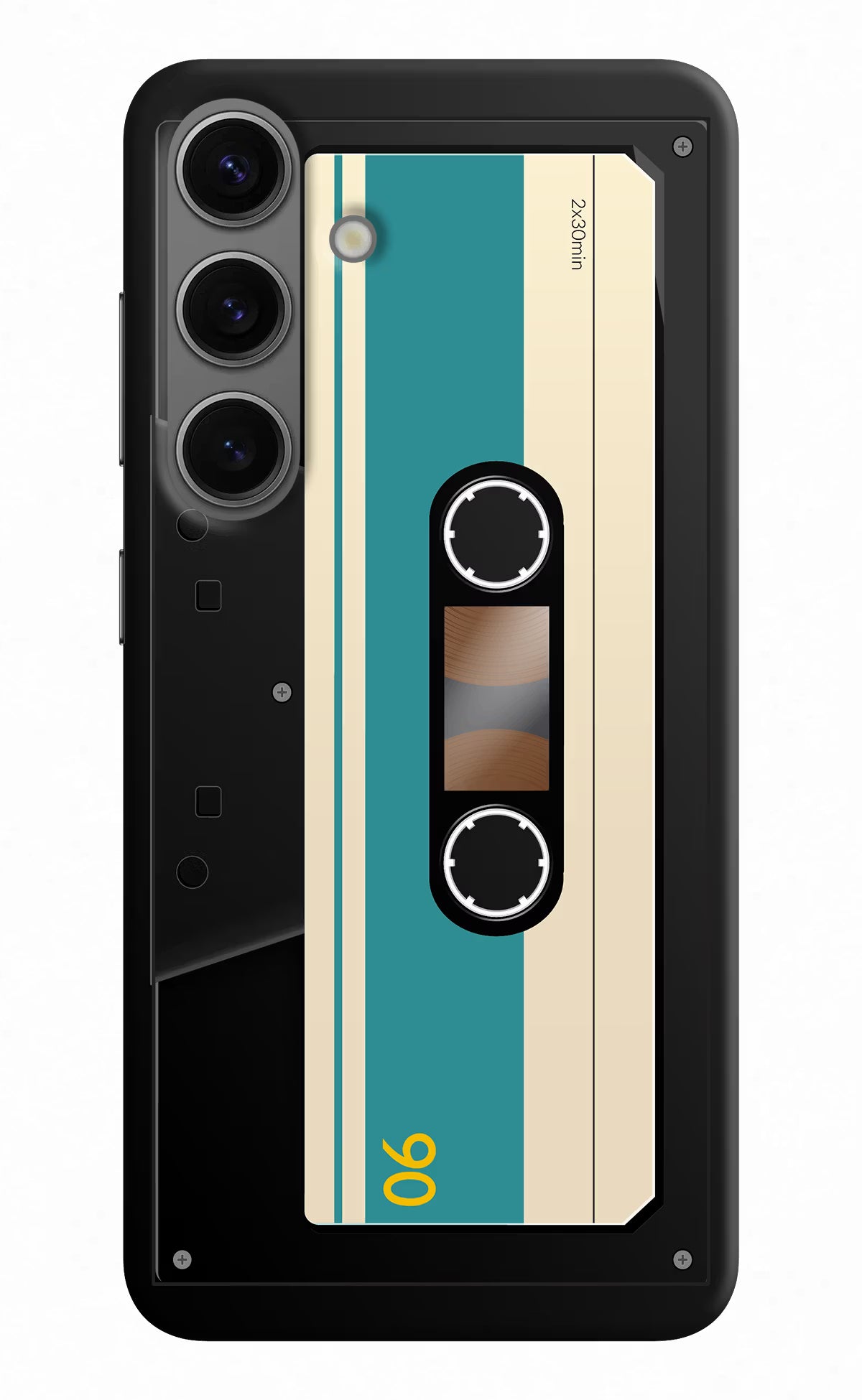 Cassette Samsung S24 Plus Hard Case Back Cover by Casekaro