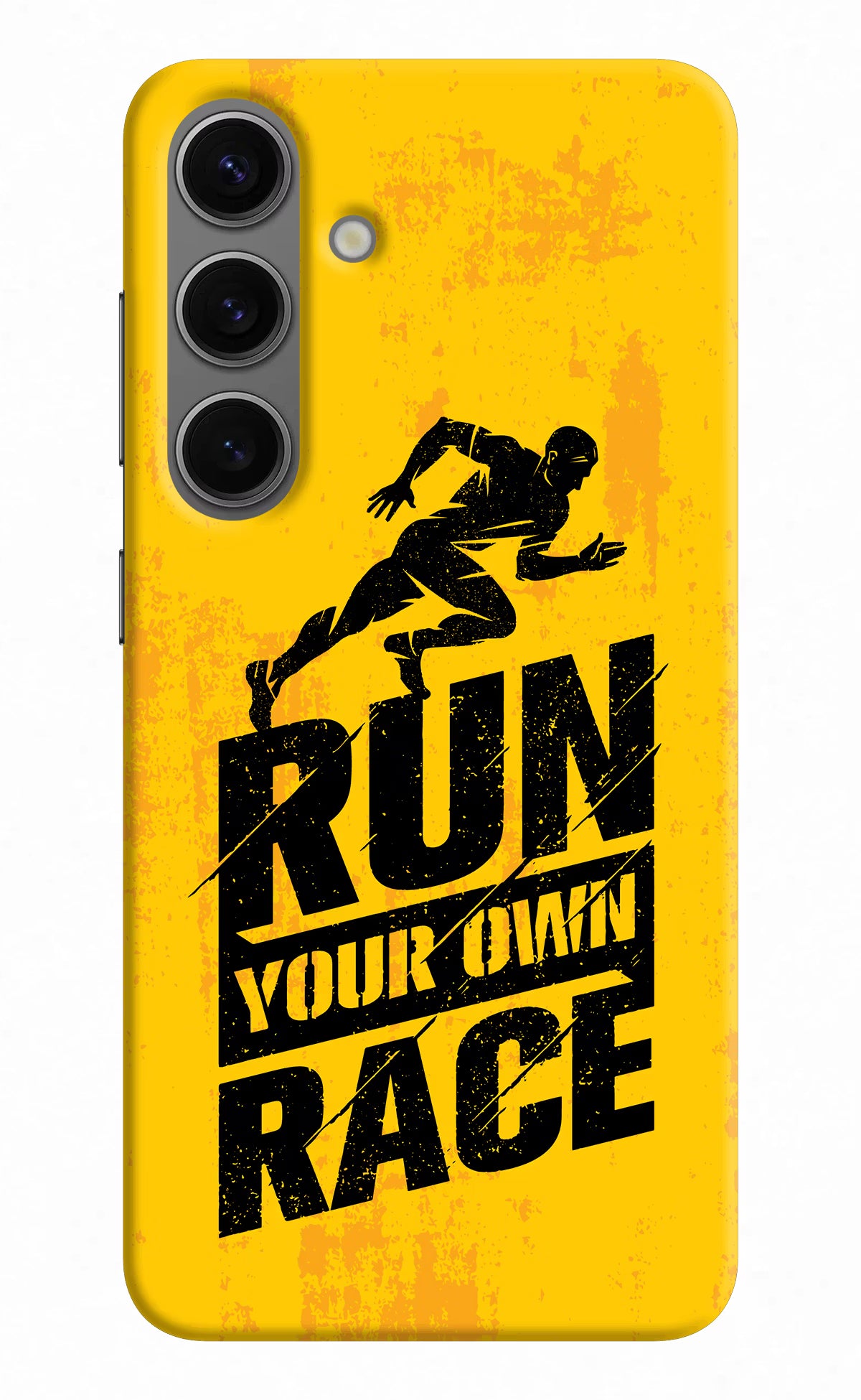 Run Your Own Race Samsung S24 Plus Hard Case Back Cover by Casekaro