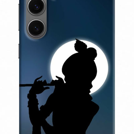 Shri Krishna Silhouette Samsung S24 Plus Hard Case Back Cover by Casekaro