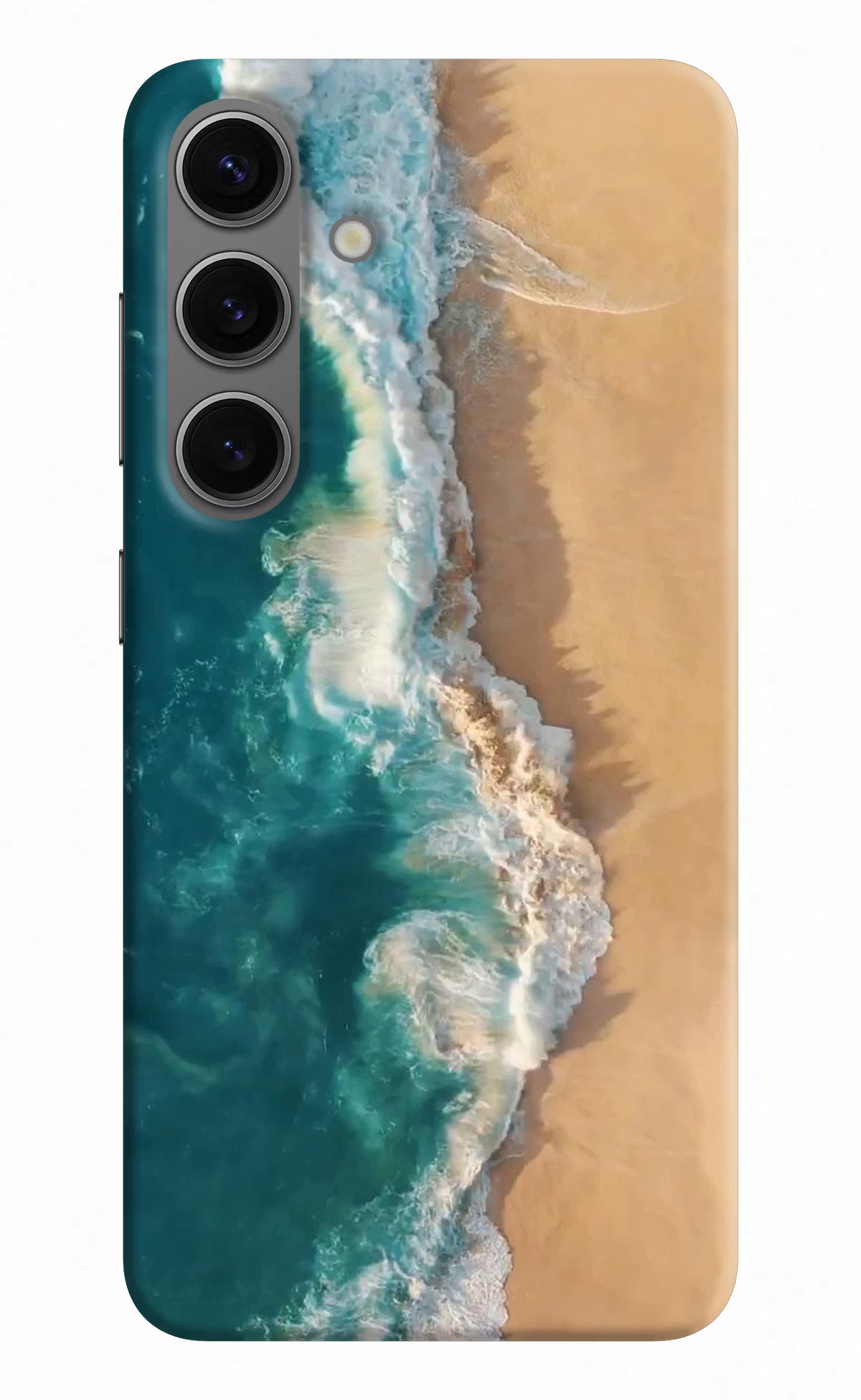 Ocean Beach Samsung S24 Plus Hard Case Back Cover by Casekaro