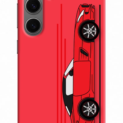 Red Velocity Samsung S24 Plus Hard Case Back Cover by Casekaro