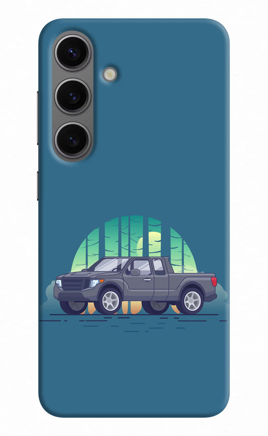 Retro Garage Vibe Samsung S24 Plus Hard Case Back Cover by Casekaro