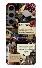 Taurus Zodiac Samsung S24 Plus Hard Case Back Cover by Casekaro