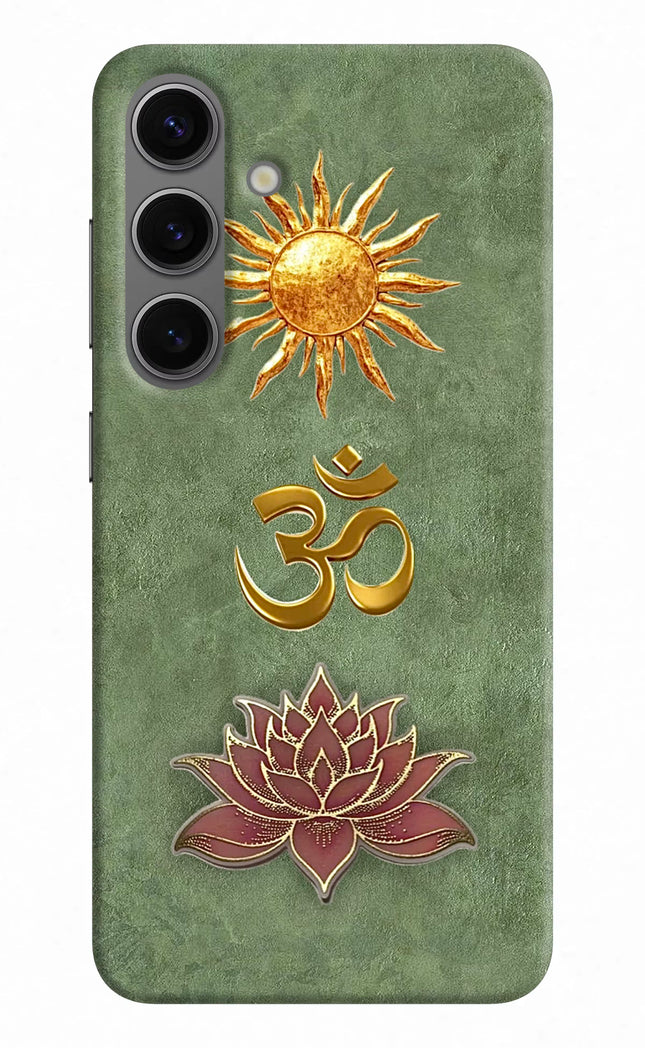 Om & Lotus Samsung S24 Plus Back Cover