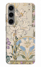 White Lily Samsung S24 Plus Back Cover