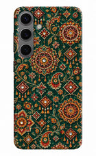 Green Pataka Samsung S24 Plus Hard Case Back Cover by Casekaro