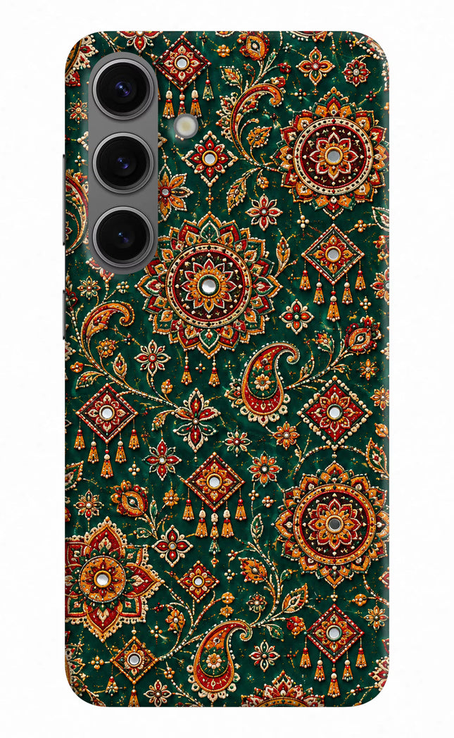 Green Pataka Samsung S24 Plus Hard Case Back Cover by Casekaro