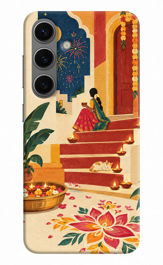 Diwali Rangoli Samsung S24 Plus Back Cover