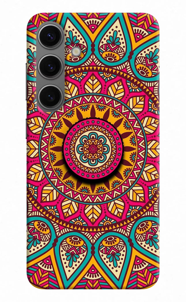 Mandala Samsung S24 Plus Pop Case by Casekaro