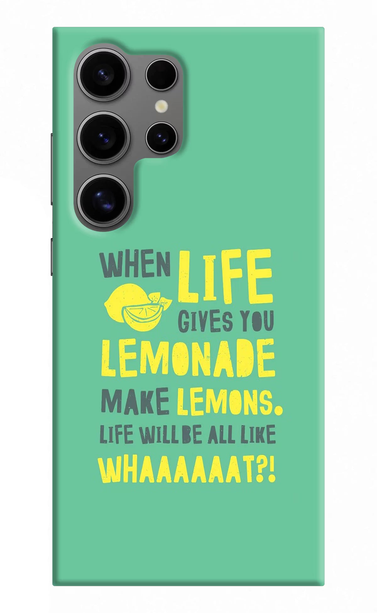 Quote Samsung S24 Ultra Hard Case Back Cover by Casekaro