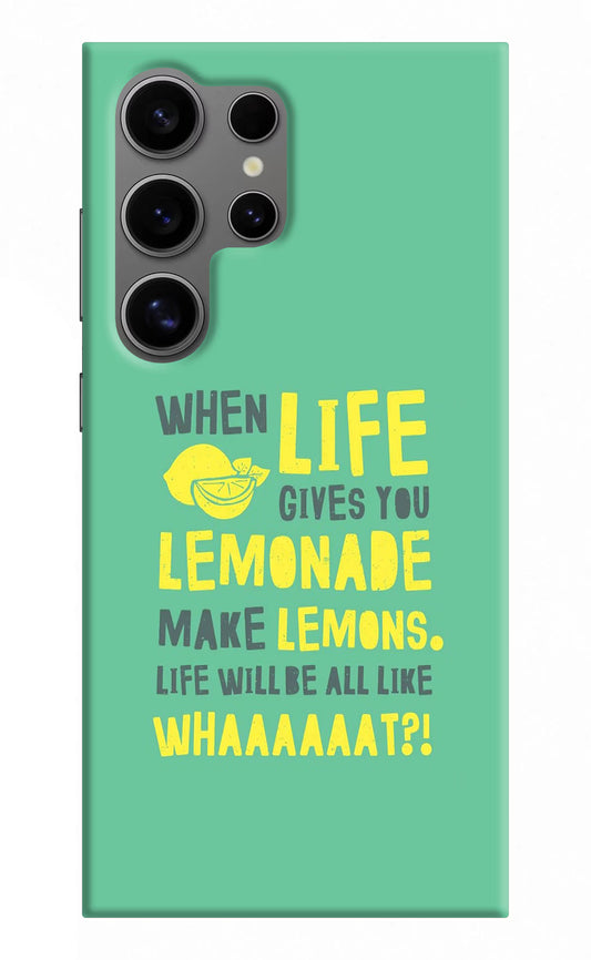 Quote Samsung S24 Ultra Hard Case Back Cover by Casekaro