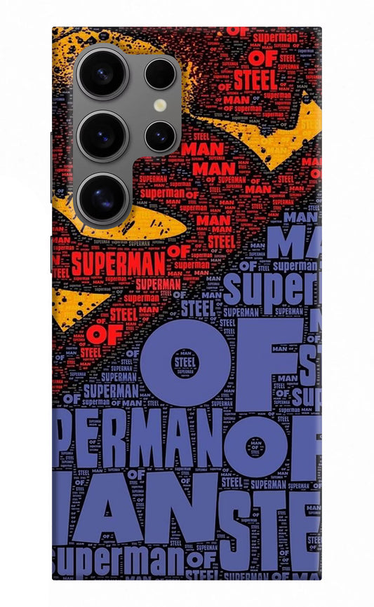 Superman Samsung S24 Ultra Hard Case Back Cover by Casekaro