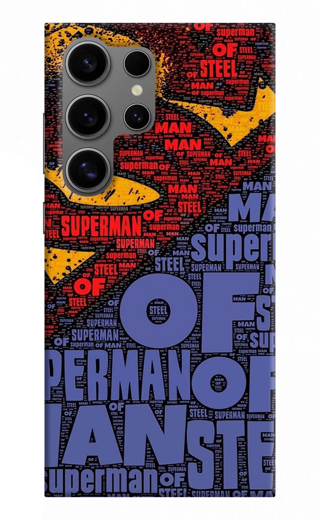 Superman Samsung S24 Ultra Hard Case Back Cover by Casekaro