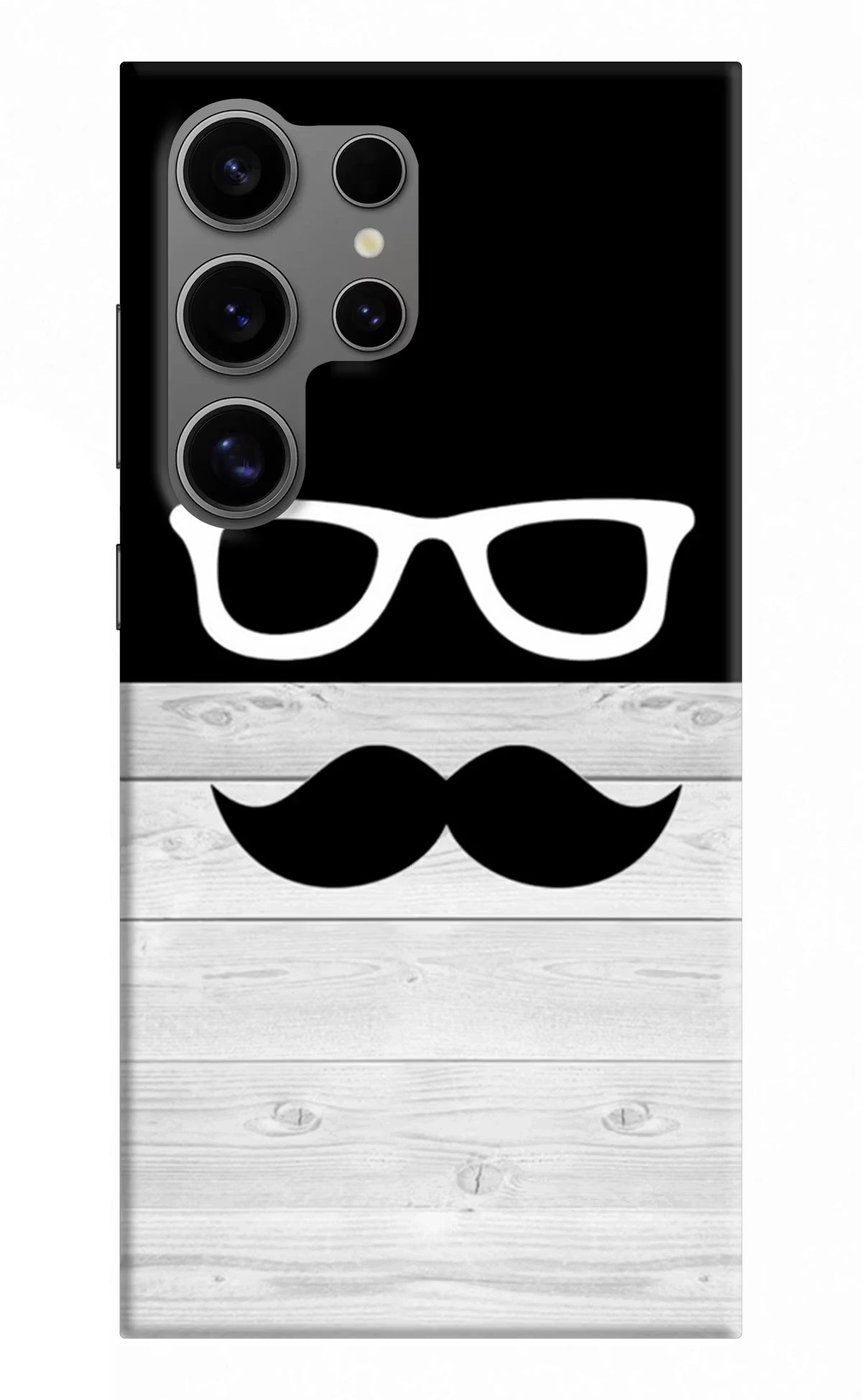 Mustache Samsung S24 Ultra Hard Case Back Cover by Casekaro