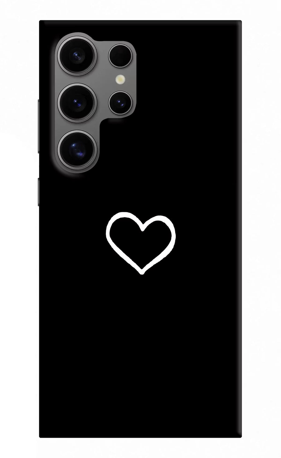Heart Samsung S24 Ultra Back Cover, Hard case