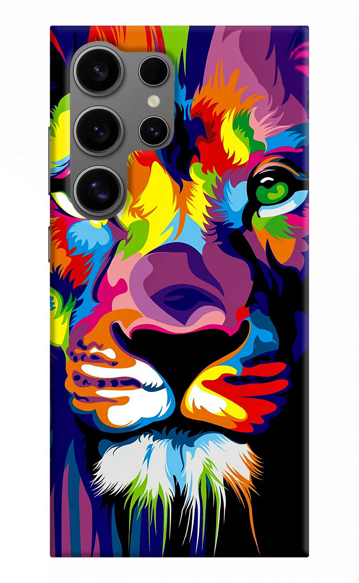 Lion Samsung S24 Ultra Hard Case Back Cover by Casekaro