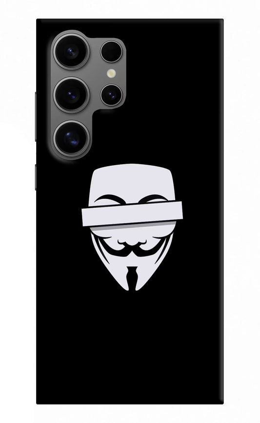 Anonymous Face Samsung S24 Ultra Hard Case Back Cover by Casekaro