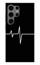 Heart Beats Samsung S24 Ultra Hard Case Back Cover by Casekaro