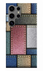 Multicolor Jeans Samsung S24 Ultra Hard Case Back Cover by Casekaro