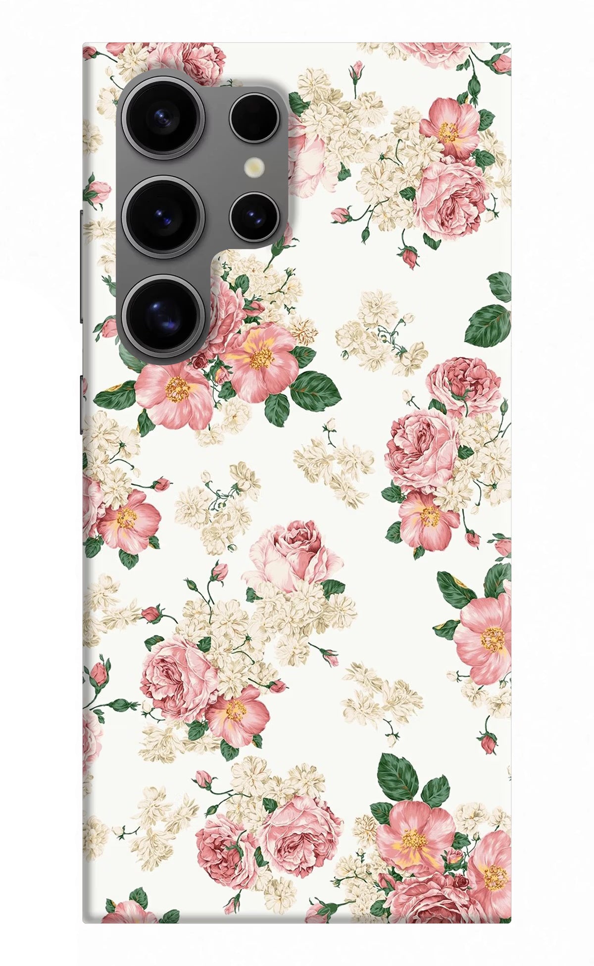 Flowers Samsung S24 Ultra Hard Case Back Cover by Casekaro