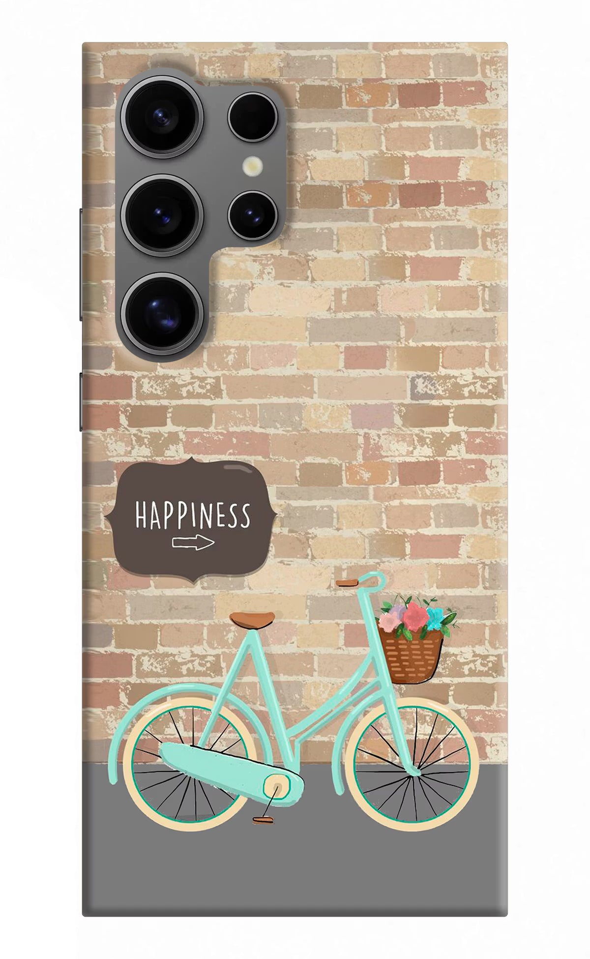 Happiness Artwork Samsung S24 Ultra Hard Case Back Cover by Casekaro