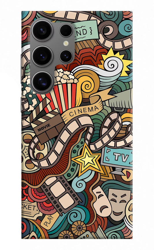 Cinema Abstract Samsung S24 Ultra Hard Case Back Cover by Casekaro