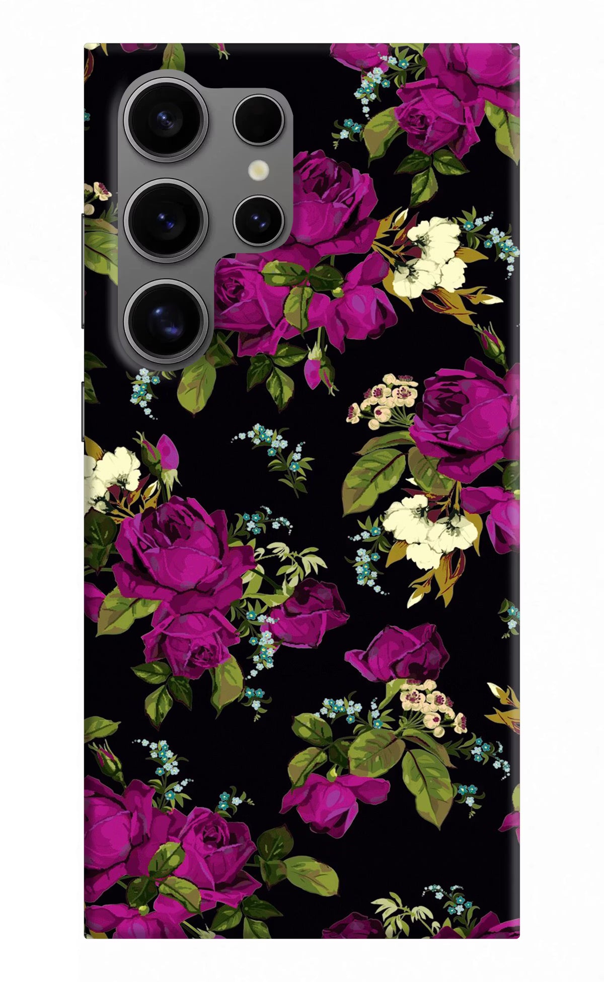 Flowers Samsung S24 Ultra Hard Case Back Cover by Casekaro