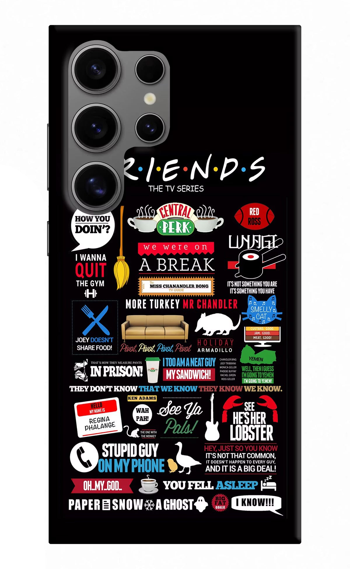 FRIENDS Samsung S24 Ultra Hard Case Back Cover by Casekaro