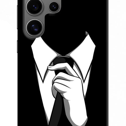 Black Tie Samsung S24 Ultra Hard Case Back Cover by Casekaro