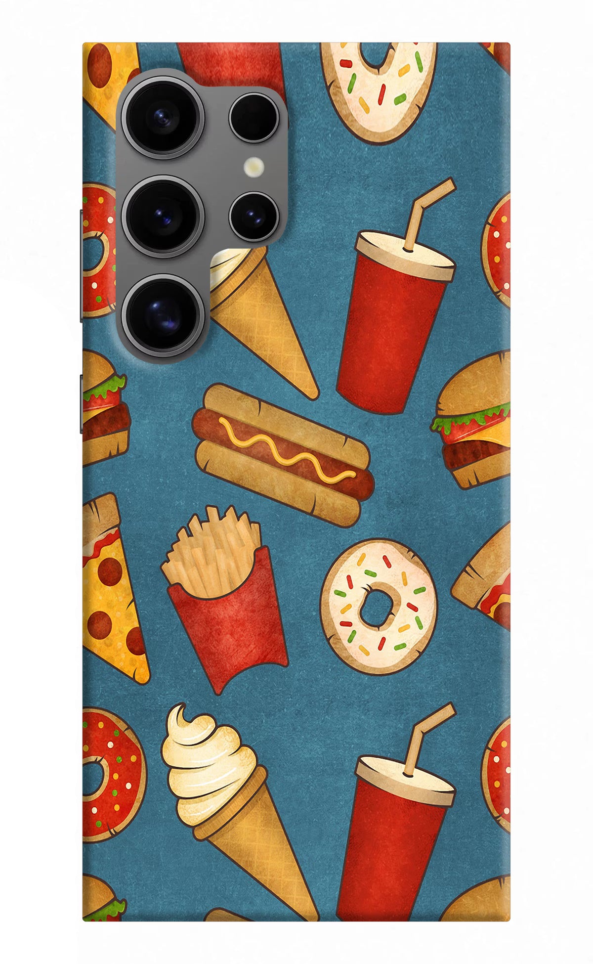 Foodie Samsung S24 Ultra Hard Case Back Cover by Casekaro