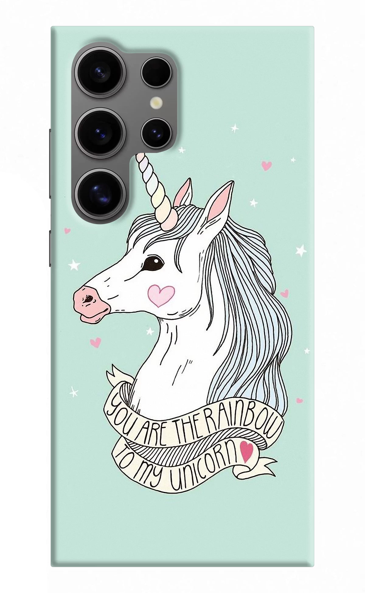 Unicorn Wallpaper Samsung S24 Ultra Hard Case Back Cover by Casekaro