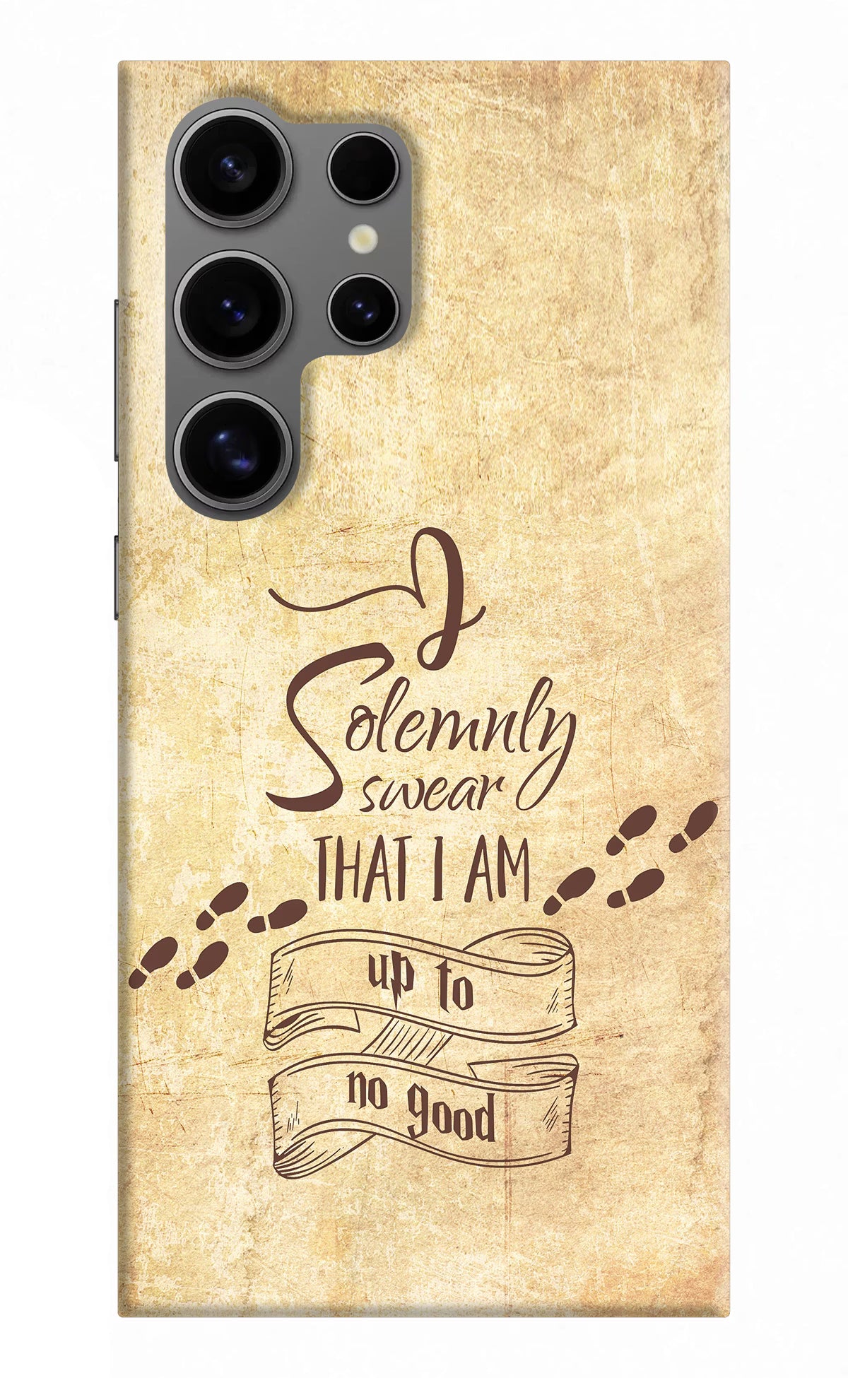I Solemnly swear that i up to no good Samsung S24 Ultra Hard Case Back Cover by Casekaro