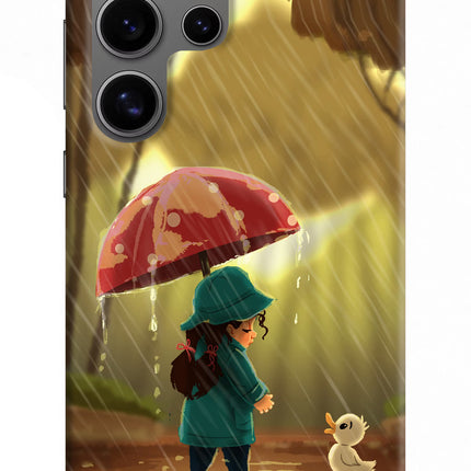 Rainy Day Samsung S24 Ultra Hard Case Back Cover by Casekaro