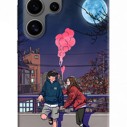 Chilling Couple Samsung S24 Ultra Hard Case Back Cover by Casekaro