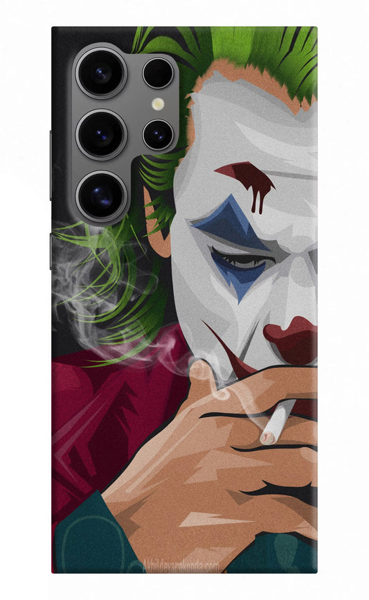 Joker Smoking Samsung S24 Ultra Hard Case Back Cover by Casekaro
