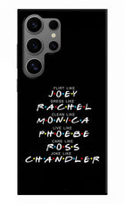 FRIENDS Character Samsung S24 Ultra Hard Case Back Cover by Casekaro