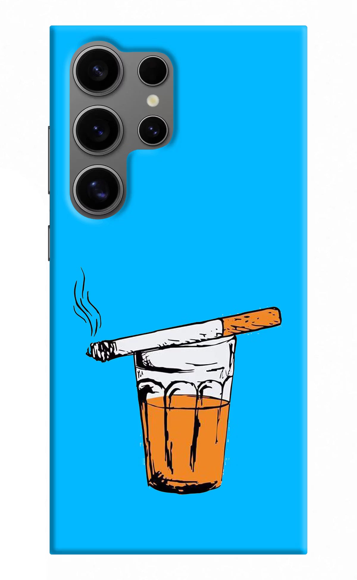 Chai Sutta Samsung S24 Ultra Hard Case Back Cover by Casekaro