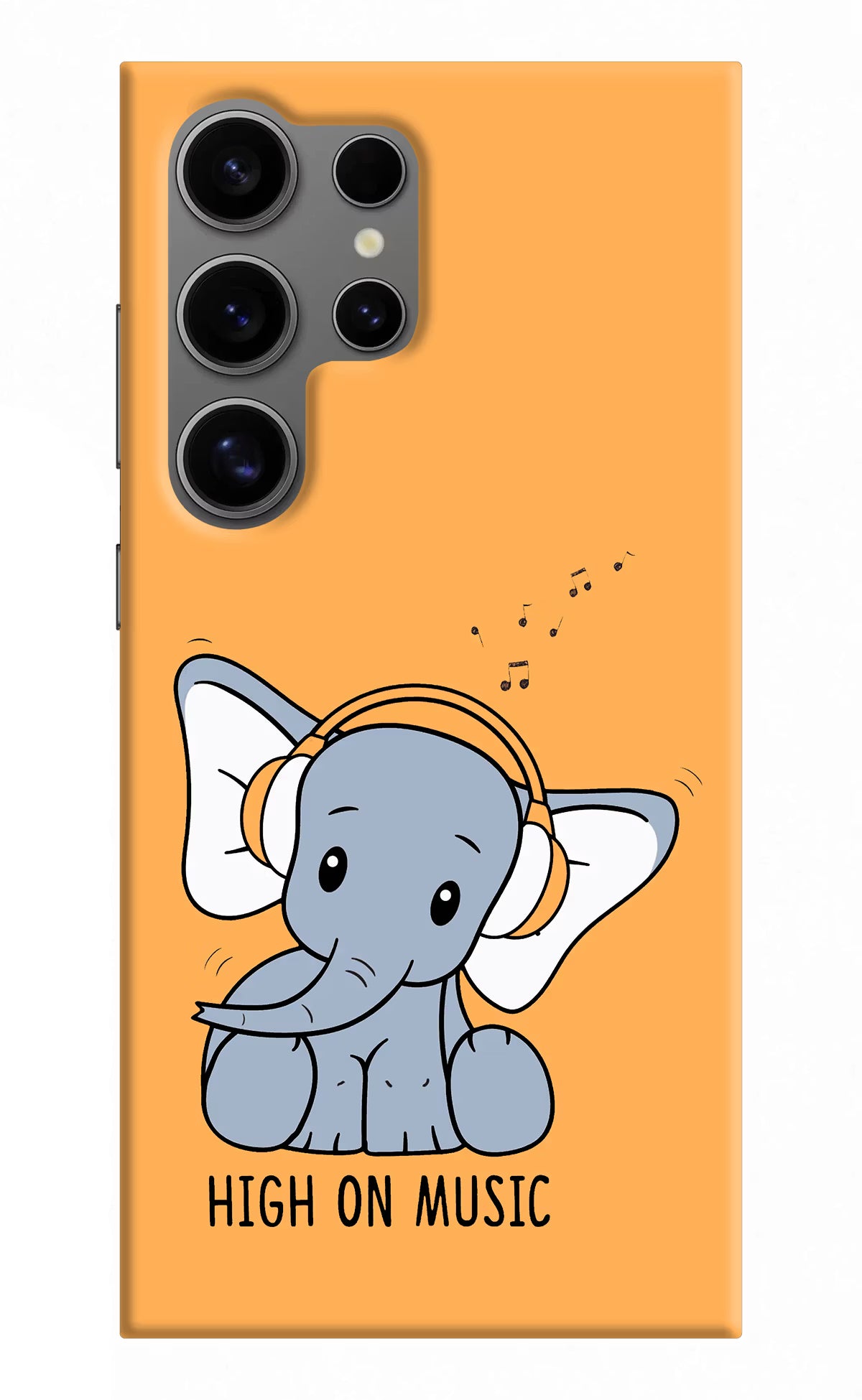 High On Music Samsung S24 Ultra Hard Case Back Cover by Casekaro