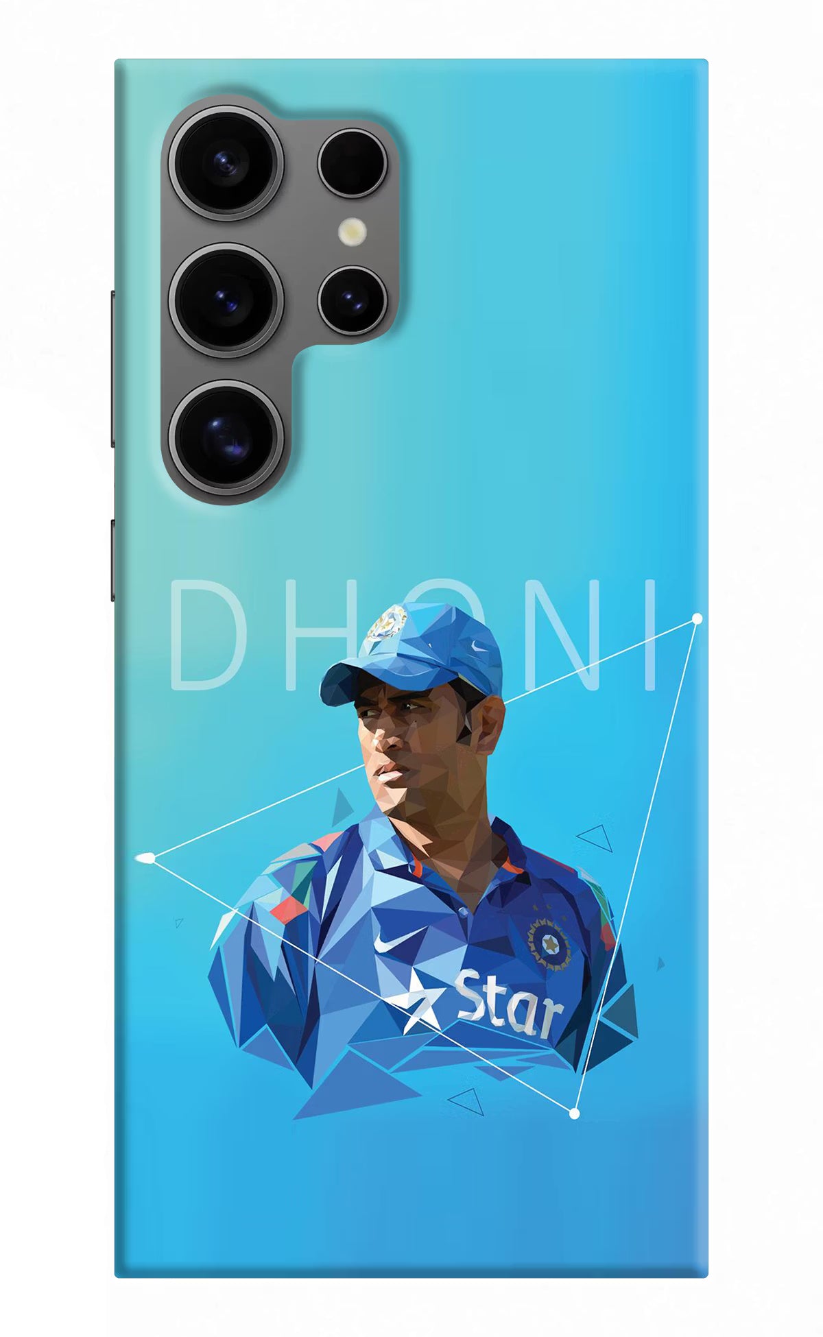 Dhoni Artwork Samsung S24 Ultra Hard Case Back Cover by Casekaro