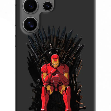 Ironman Throne Samsung S24 Ultra Hard Case Back Cover by Casekaro