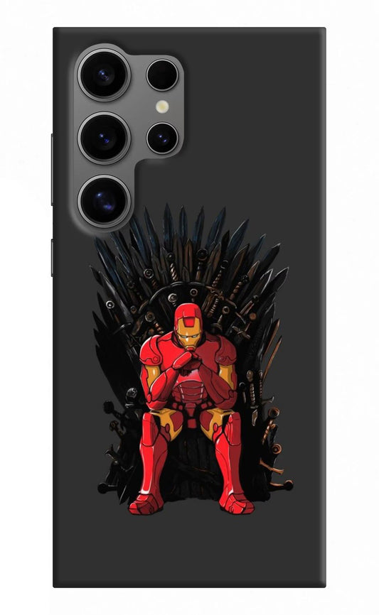 Ironman Throne Samsung S24 Ultra Hard Case Back Cover by Casekaro