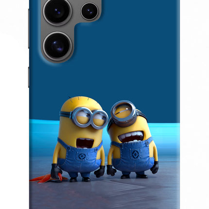 Minion Laughing Samsung S24 Ultra Hard Case Back Cover by Casekaro