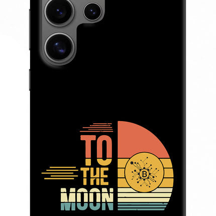 To the Moon Samsung S24 Ultra Hard Case Back Cover by Casekaro