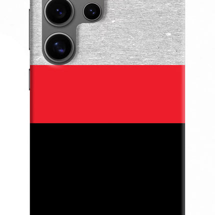 Tri Color Pattern Samsung S24 Ultra Hard Case Back Cover by Casekaro