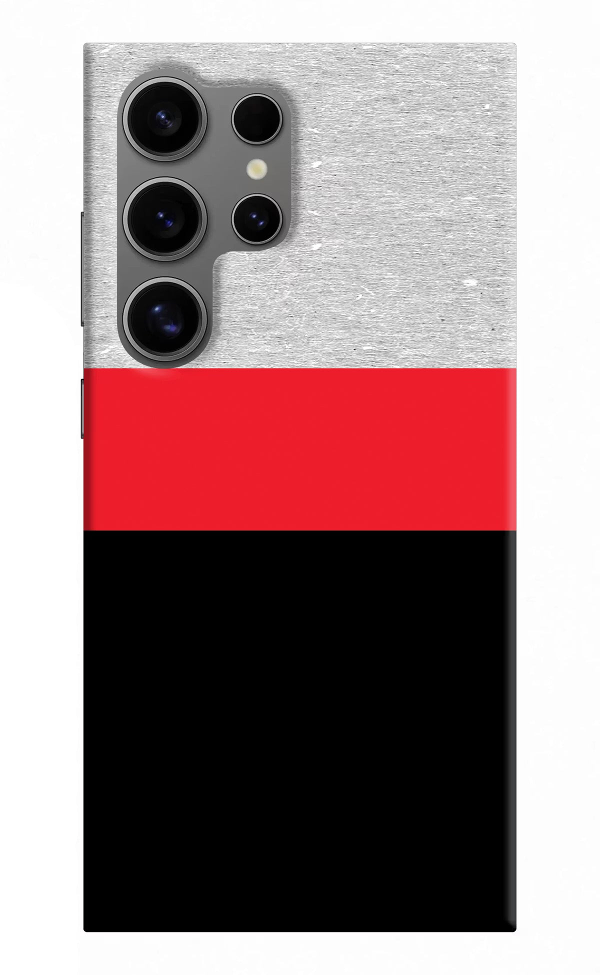 Tri Color Pattern Samsung S24 Ultra Hard Case Back Cover by Casekaro
