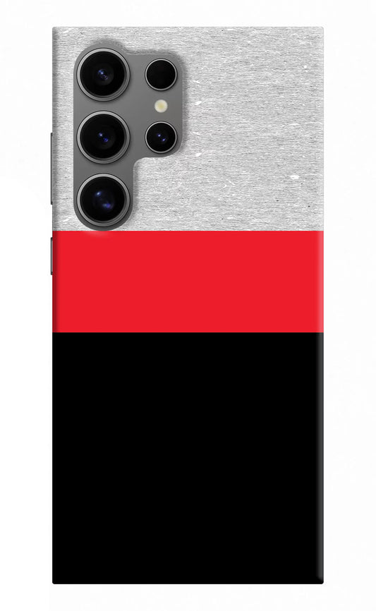 Tri Color Pattern Samsung S24 Ultra Hard Case Back Cover by Casekaro