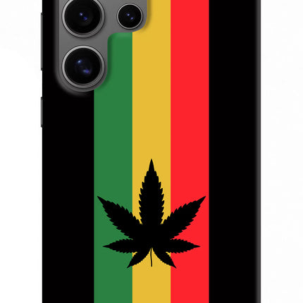 Weed Flag Samsung S24 Ultra Hard Case Back Cover by Casekaro
