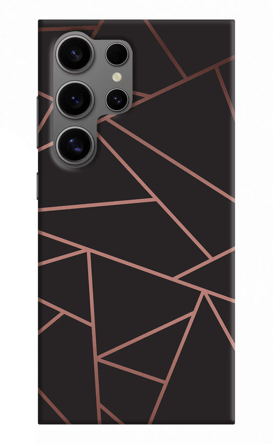 Geometric Pattern Samsung S24 Ultra Hard Case Back Cover by Casekaro