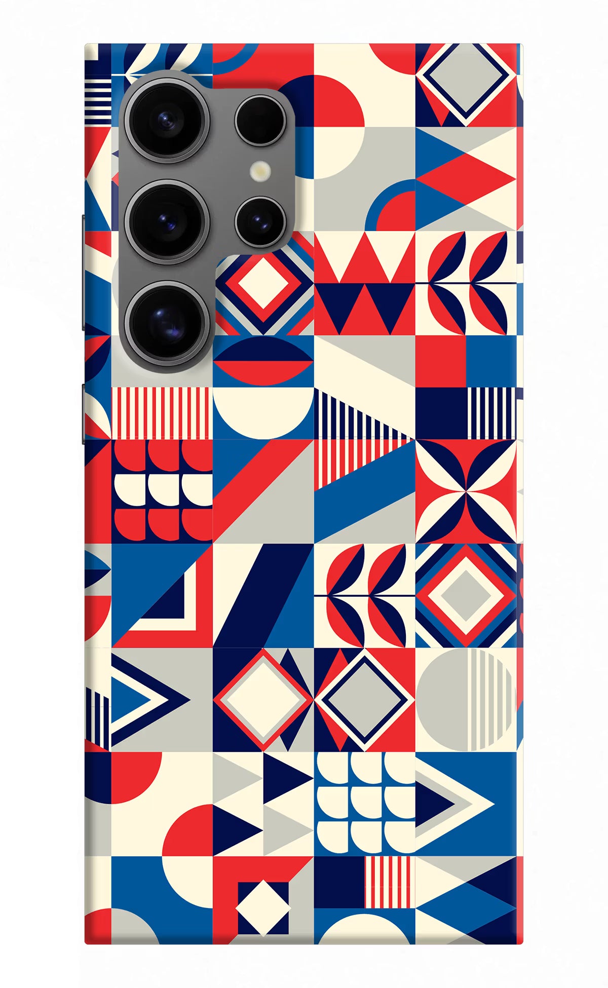 Colorful Pattern Samsung S24 Ultra Hard Case Back Cover by Casekaro
